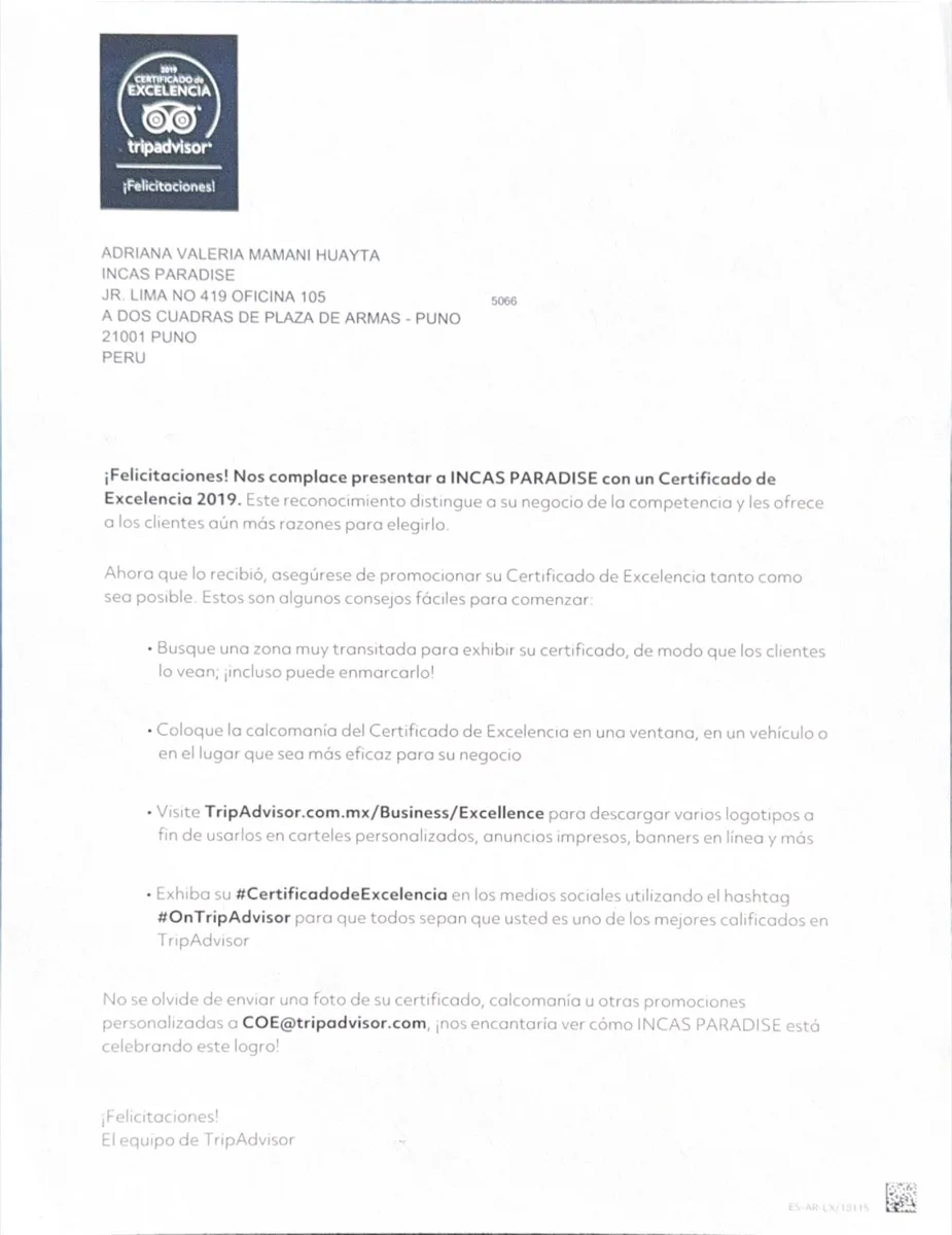 Travelers' Choice Awards – TripAdvisor